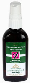 ser pentru  varfuri deteriorate cu keratina si vitamina B5 Gerovital Plant